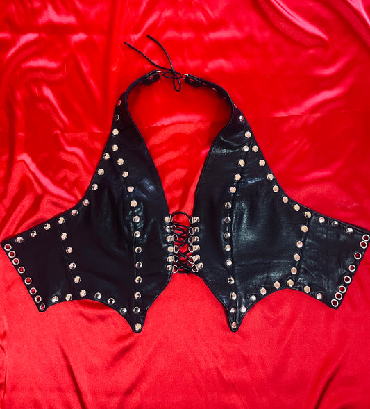Mircalla Leather Top