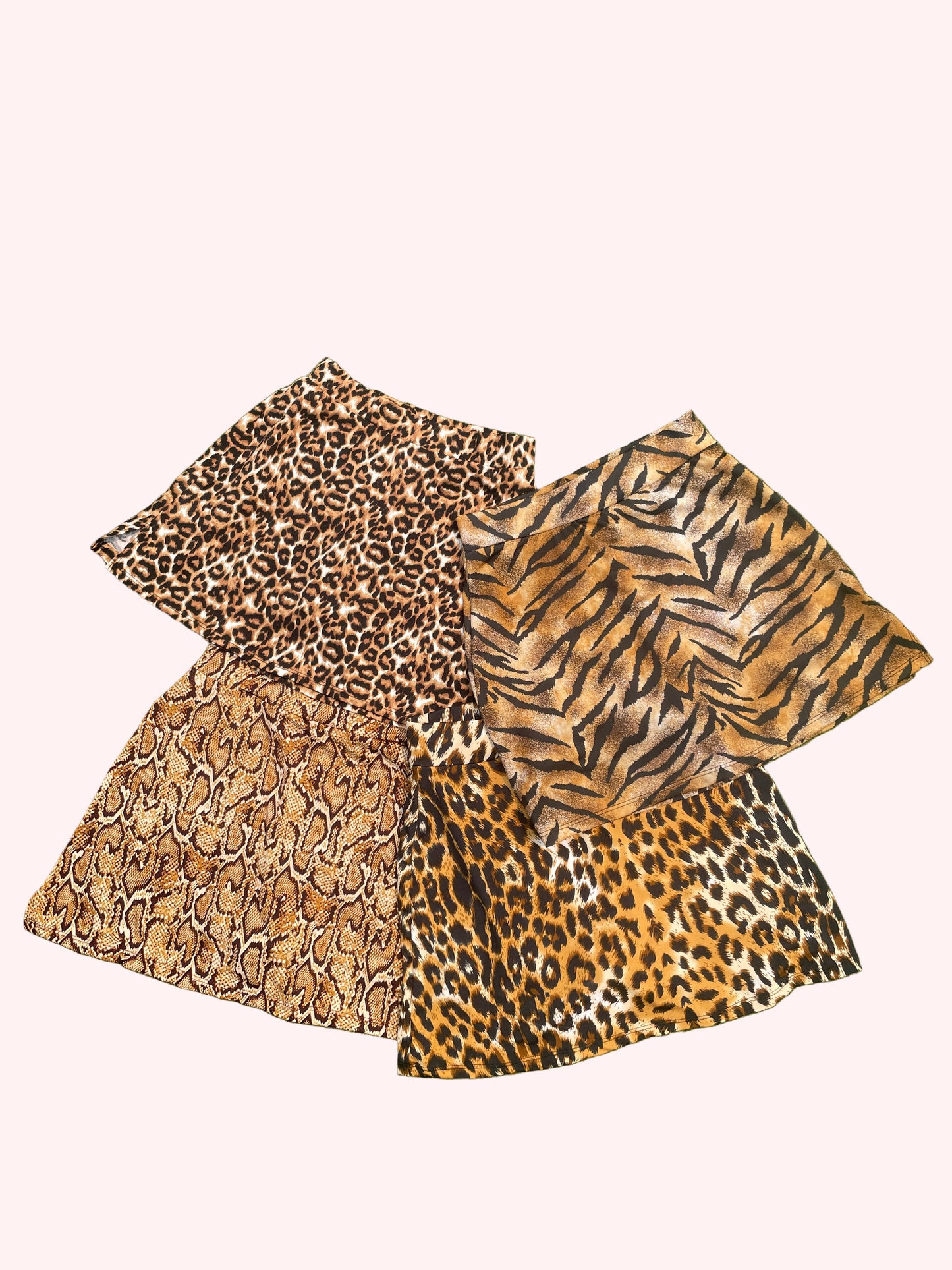 Animal Print Skorts