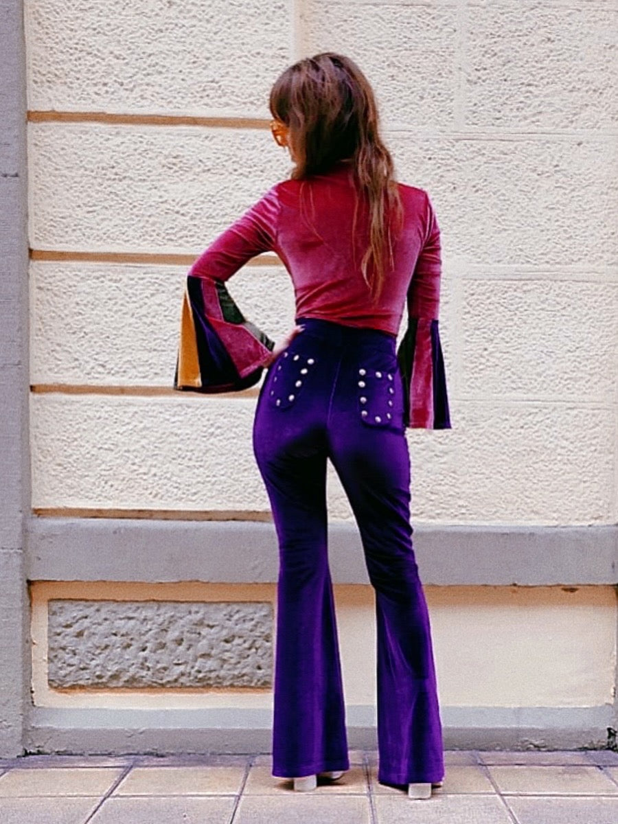 Sabbath Velvet Bell Bottoms