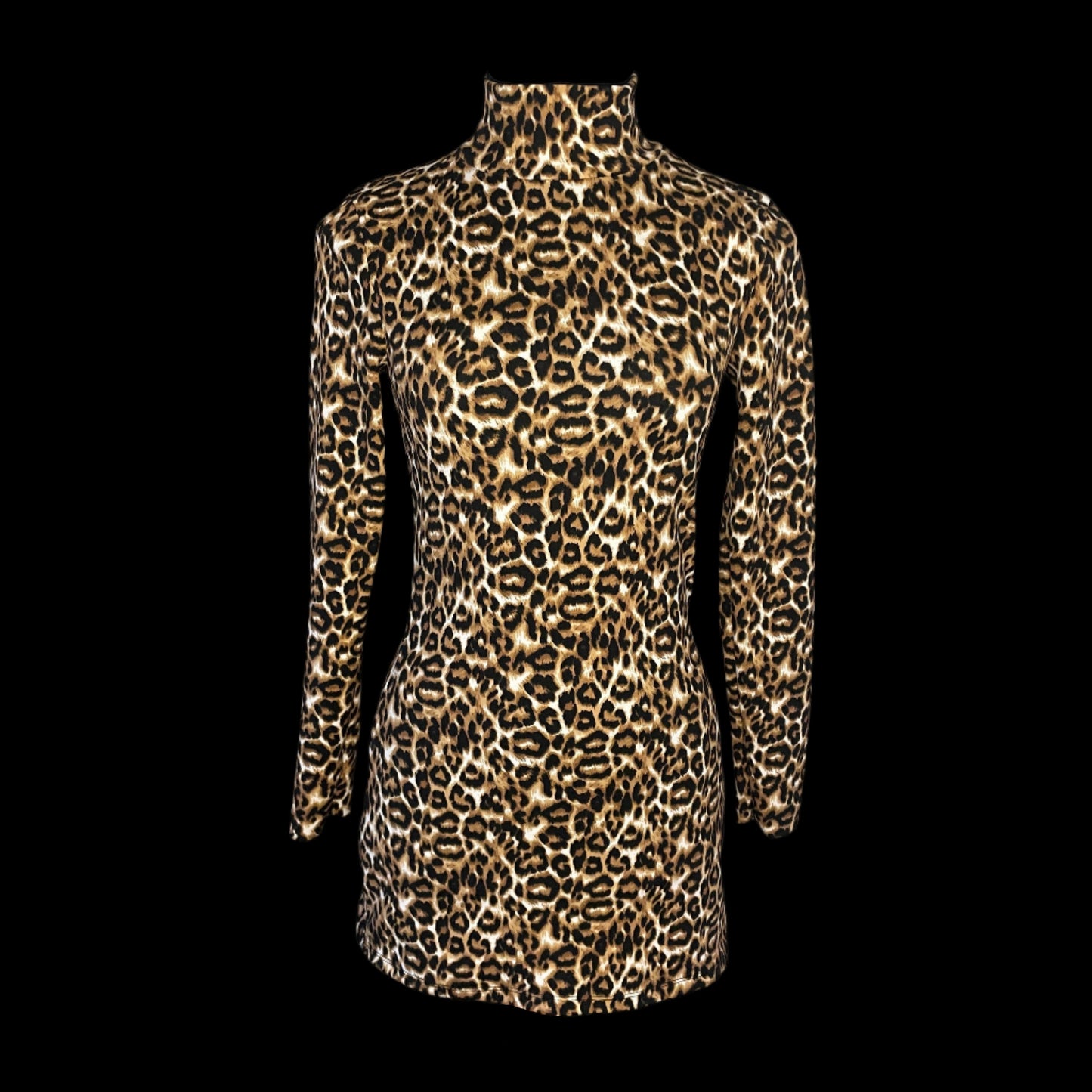 Leopard Mock Dress