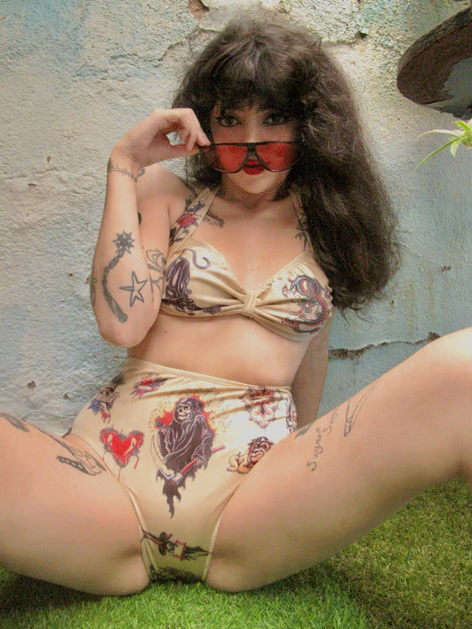 Tattooed girl Bikini Set