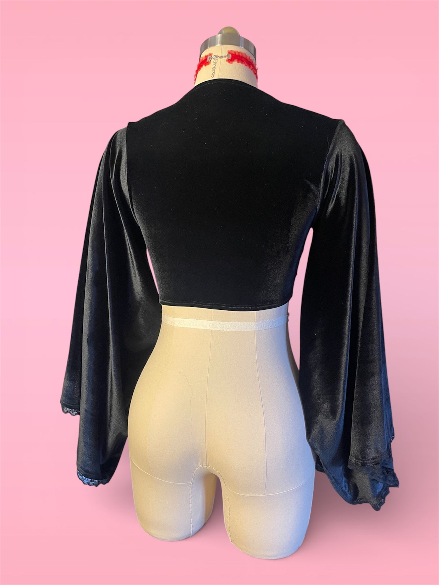 Amelia top with angel sleeves