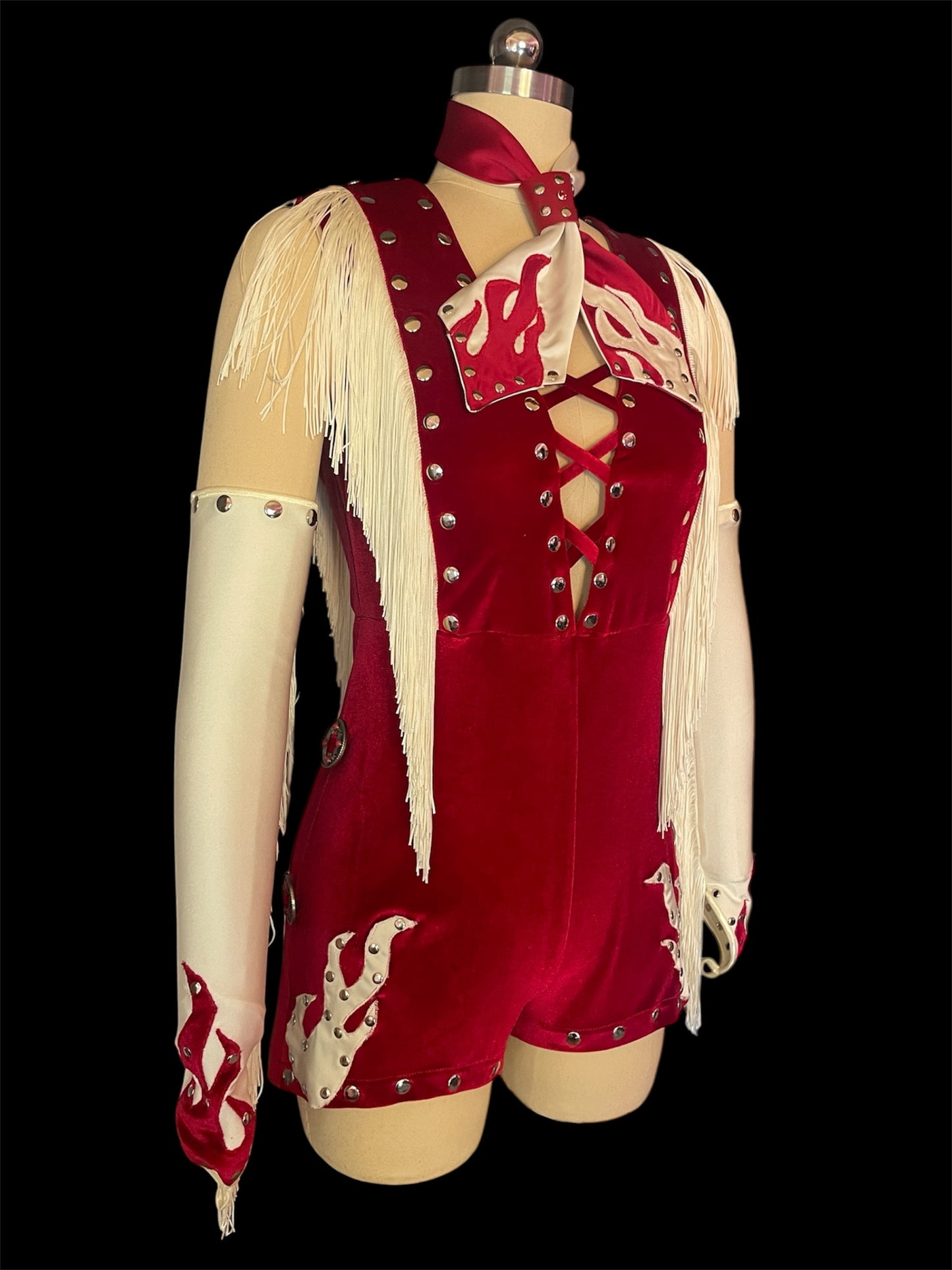 Custom Flames Romper 4 pieces