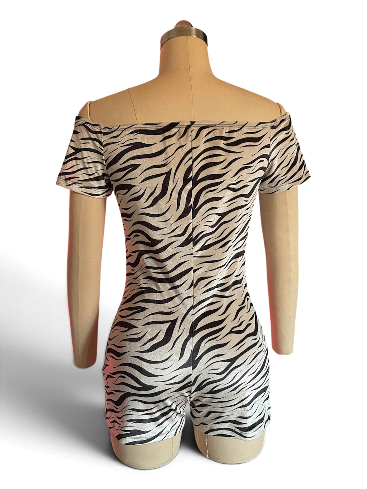 Sleazy zebra romper