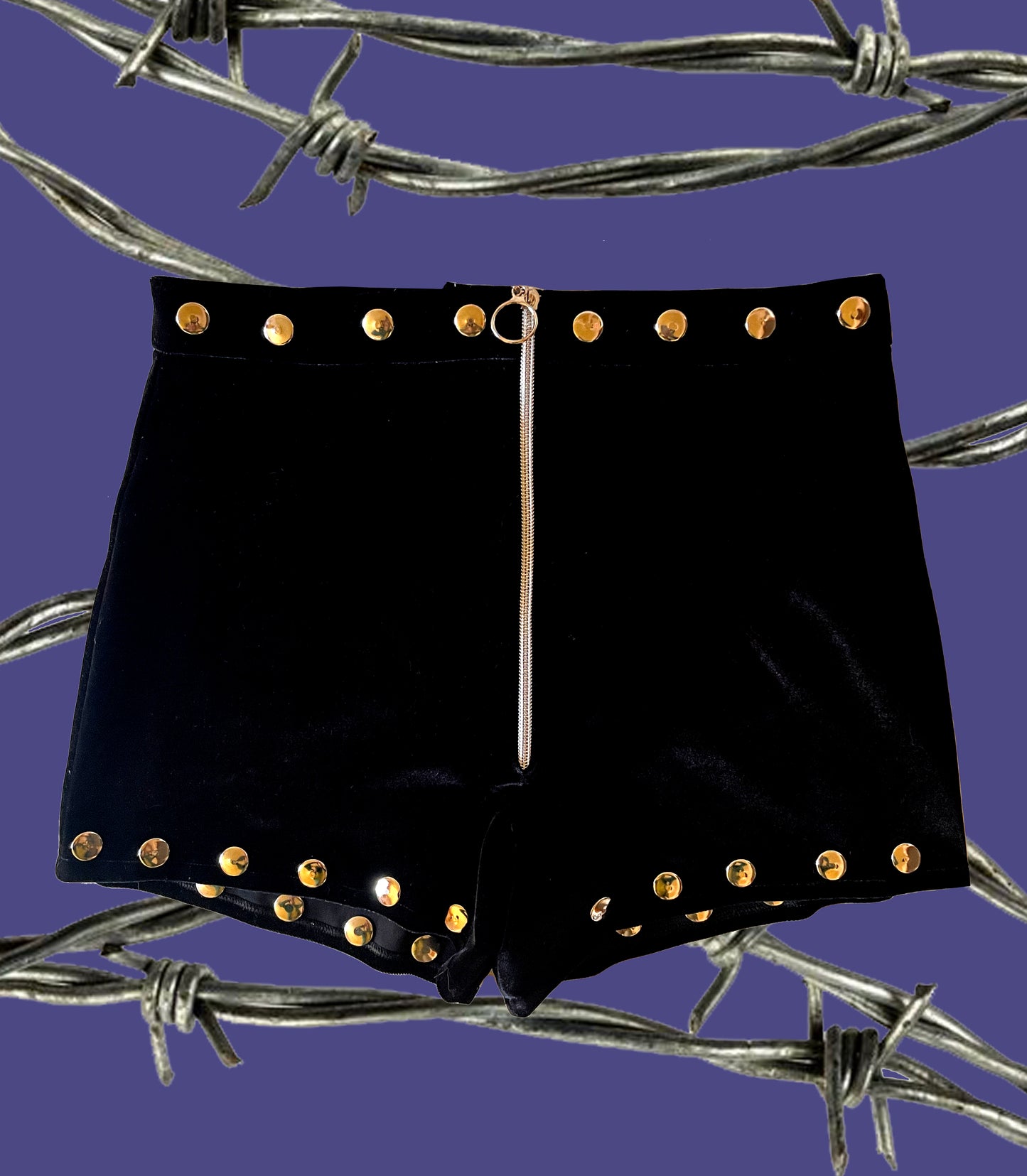 HOTTIES hot pants with studs